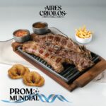 Promo para 2 persona 2 empanadas fritas de carne y una porción de asado con guarnición